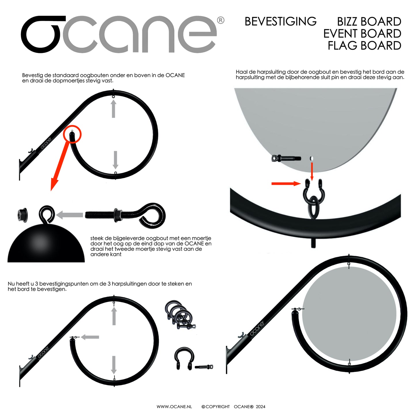 OCANE-FLAG BOARD ALKMAAR